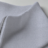 The Brookline Ridge Men's Classic Mock Neck Half Zip Sweater