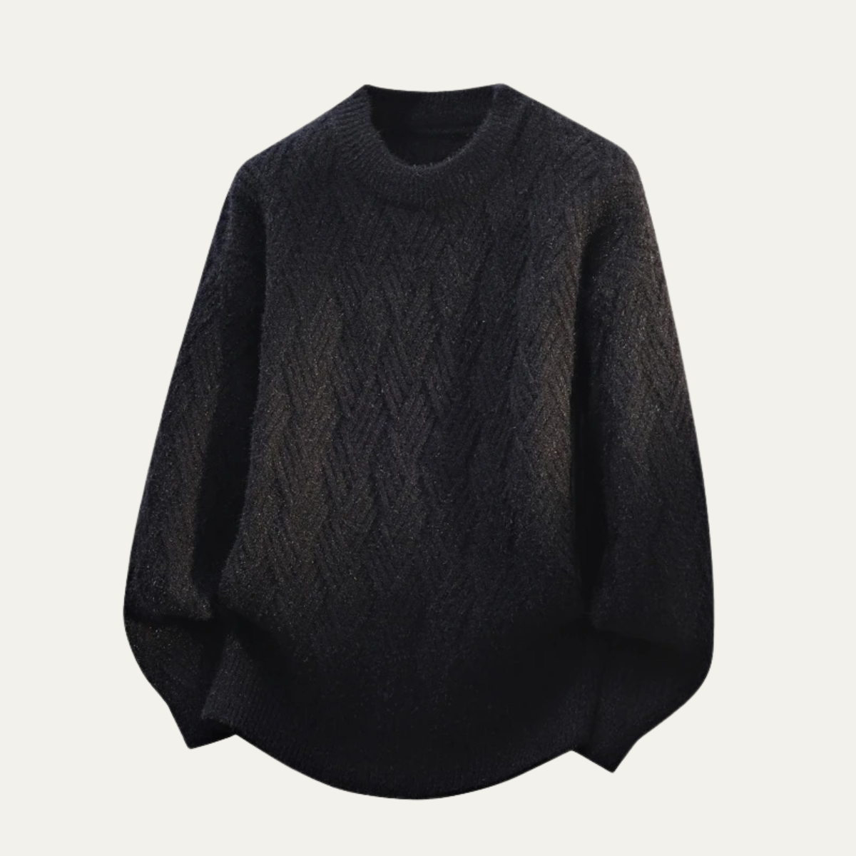 The La Maddalena Men’s Warm Winter Crew Neck Knitted Sweater