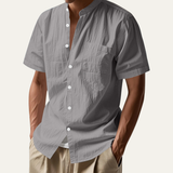 The Westmount Men’s Lightweight Linen Button Up Shirt