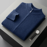 The Thornhill Sweater – Men's 100% Soft Luxury Wool Zip Cardigan