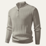 The Cavallino Men's Half Zip Knitted Winter Sweater