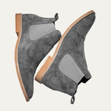 The Bracciano Men's Slip On Suede Chelsea Boots with Elastic Side Panels