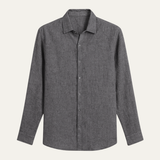 The Tribeca Men’s Loose Fit Linen Button Down Summer Shirt