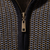 The Bellcrest Men’s Warm Thickened Stand Collar Half Zip Knit Sweater
