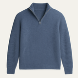 The Vicenza Men’s Soft Knit Half Zip Sweater