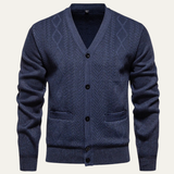 The Northwood Men’s V Neck Button U Soft Knit Cardigan