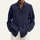 The Palm Beach Men’s Relazed Fit Button Down Summer Shirt