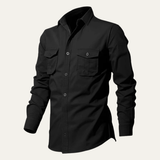 The Brookwater Men’s Retro Solid Button Up Shirt