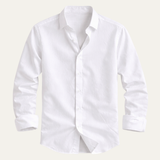 The Cala Luna Men’s Cotton Linen Button Up Beach Shirt