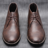 The Wildmere Men’s Vintage Ankle Brown Leather Boots