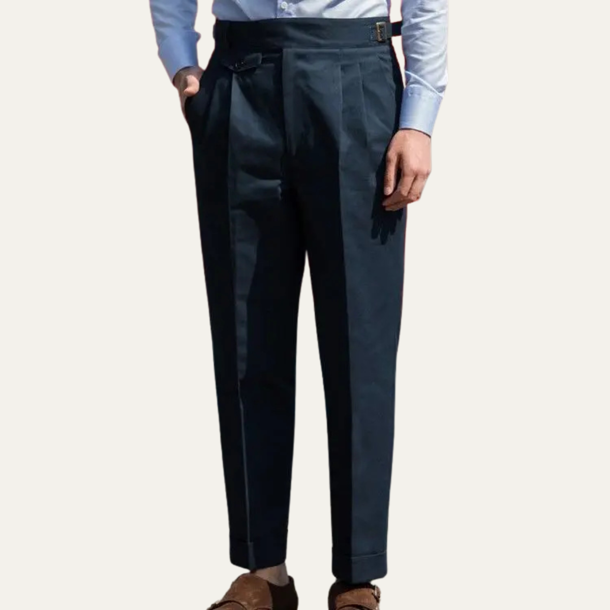 The Bardolino Men’s Lightweight Business Loose Fit Trousers