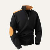 The Vernaccia Men’s Casual Lightweight  Zip Up Knit Stand Collar Sweater