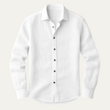 The St. Tropez Vintage Long Sleeve Linen Shirt for Men
