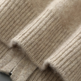 The Maplecrest Men's Merino  Mock Neck Zip Up Cardigan