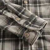 The Forio Men’s Vintage Plaid Flannel Shirt