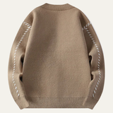 The Prosecco Men’s Casual Button Up V Neck Knit Sweater