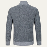 The Aberdeen Men's Cotton Quilted Knit Padded Zip Up Cardigan
