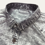 The Fairbrook Men’s Light Grey Vintage Denim Shirt