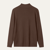 The Foxhaven Men's Mock Neck Half Zip Knit Sweater