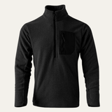 The Warwick Men’s  Wavy Texture Sweater with Chest Pocket