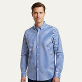 The London Striped Cotton Shirt for Men