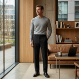 The Moltrasio Men’s Casual Office Wool Blend Business Pants