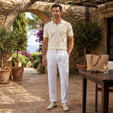 The Greenhaven Men’s Elegant Lightweight Summer Linen Pants