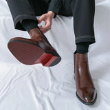 The Savile Row Leather Chelsea Boots for Men