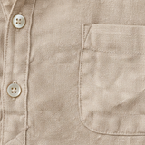 The Aberdeen Men’s Trendy Cotton Linen Henley Shirt