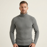 The Tavolara Men’s Slim Fit Turtleneck Ribbed Knit Sweater