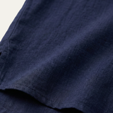 The Edinburgh Men’s Lightweight Cotton Linen Henley Shirt