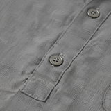 The Glasgow Men’s Casual Cotton Linen Henley Shirt