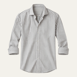 The Hilton Head Men’s Casual Smart Fit Striped Linen Shirt