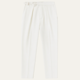 The Burleigh Men’s Tailored Slim Fit Pleated Casual Dress Pants