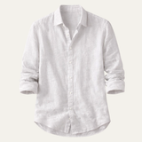 The Silverwood Hill Men's Lightweight Linen Summer Casual Button Up Shirt