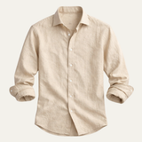 The Naples Bay Men’s Casual Summer Linen Shirt