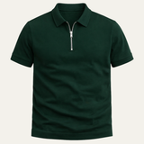 The Palazzolo Men's Short Sleeve Zip Polo
