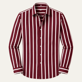 The Harwood Men’s Multicolor Vertical Stripe Casual Shirt