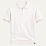The Pavia Hills Men’s Short Sleeve Zip Polo