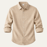 The Viareggio Men’s Elegant Button Down Linen Cotton Shirt