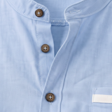 The Silverhaven Ridge Men’s Standing Collar Business Button Up Shirt