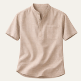 The Sardinia Men’s Casual Linen Henley Summer Shirt