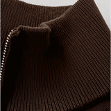 The Foxhaven Men's Mock Neck Half Zip Knit Sweater