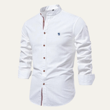 The Pisa Marina Men’s Casual Cotton Linen Business Shirt