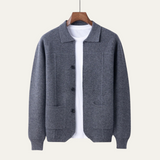The Marlow Men's Classic Smart Layer Knit Cardigan