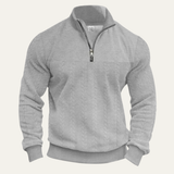 The Bellagio Men's Casual Stand Up Collar Knitted Jacquard Sweater