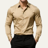 The Lignano Men’s Slim Fit Stretch Button Down Business Shirt