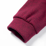 The Glenhurst Men's Stand Collar Fleece Sweater with Elbow Patches