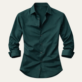 The Grado Men’s Slim Fit Stretch Button Down Casual Shirt