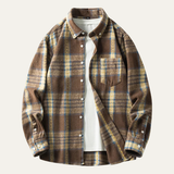 The Carpi Men’s Plaid Casual Flannel Shirt
